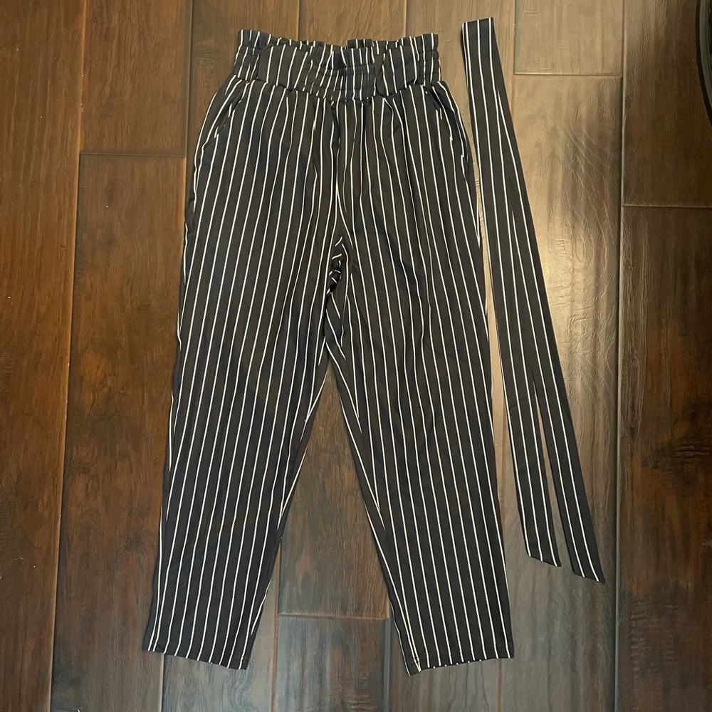 Grace Karin Striped Dress Pants